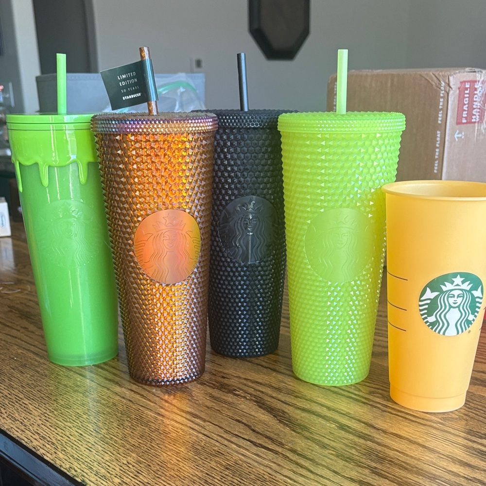 Starbucks Neon and Metallic Tumbler Collection